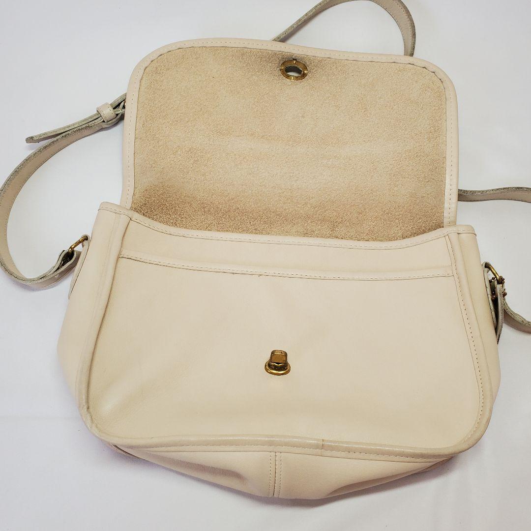 OLD COACH ベージュ ショルダーバッグ USA