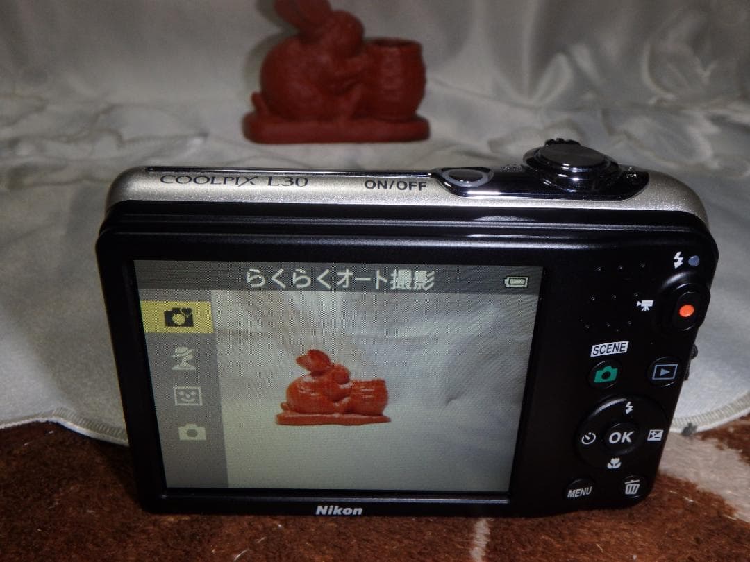 動作品 NIKON L30 COOLPIX デジタルカメラ 乾電池駆動