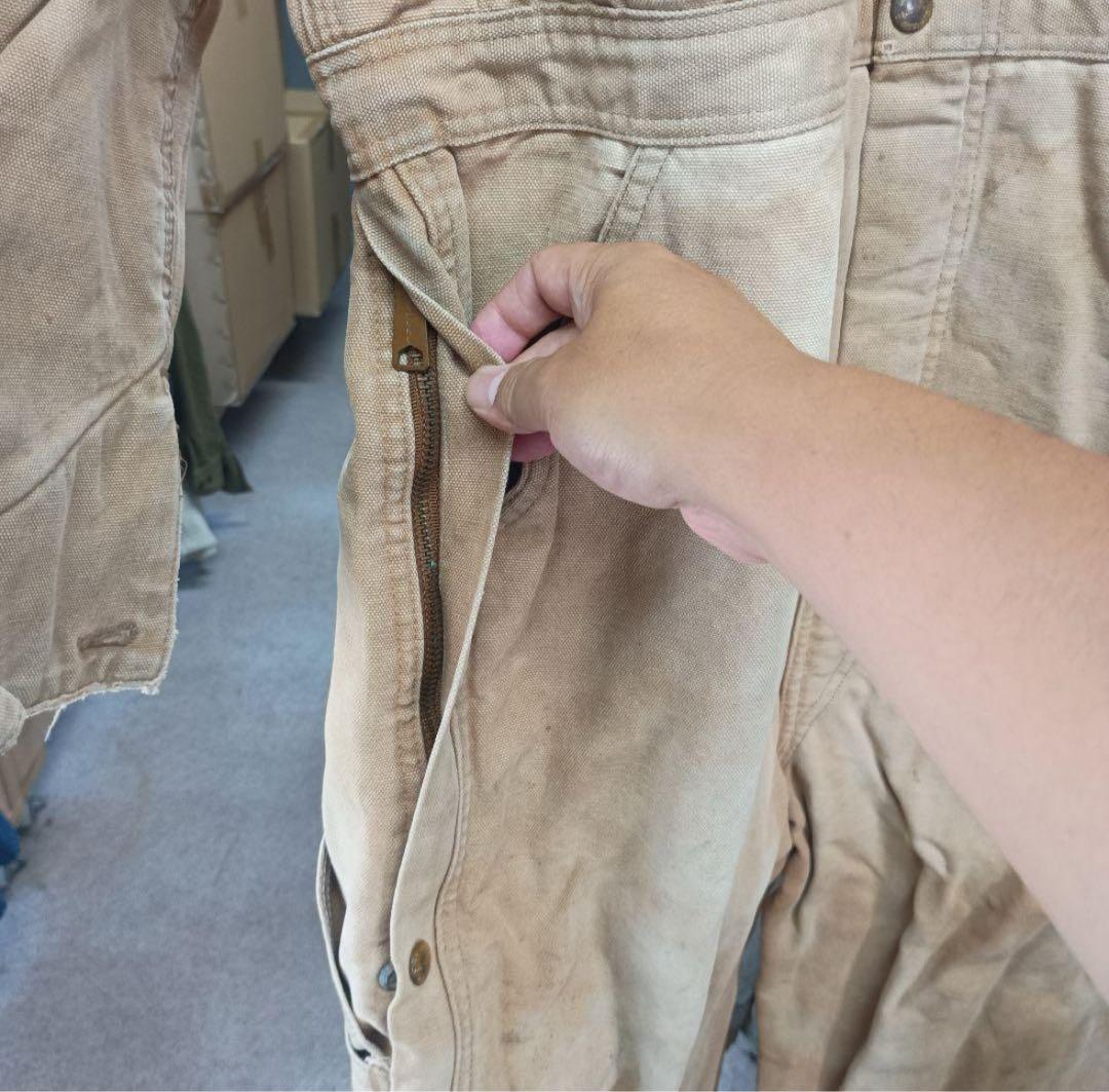 80'sUSAビンテージカーハート中綿ダック地オールインワンつなぎ100周年46