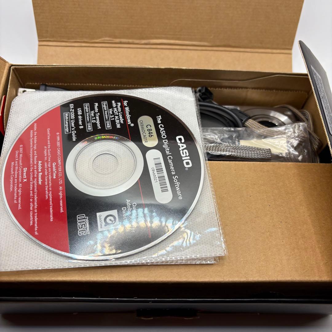 CASIO EX-Z1200 シルバー 動作確認済み コンデジ デジタルカメラ