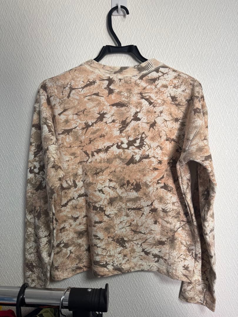 old stussy 迷彩柄 トレーナー Mサイズ 90s 紺タグ　usa