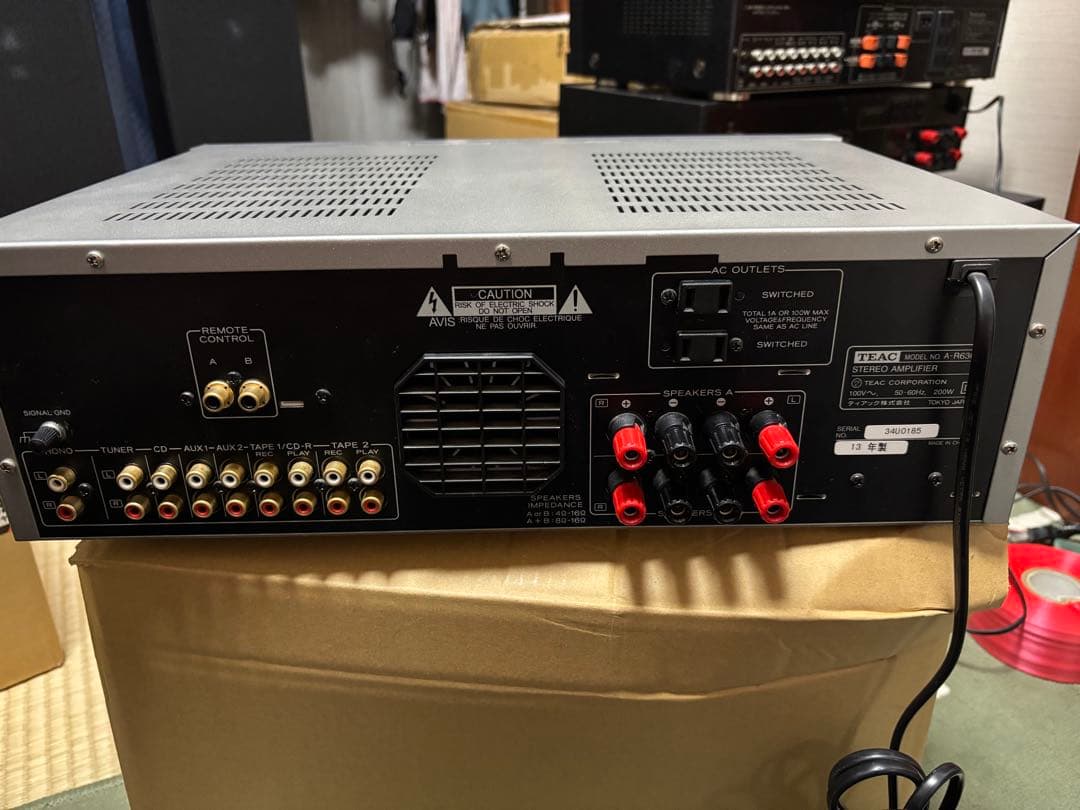 TEAC STEREO AMPLIFIER A-R630 UR 美品