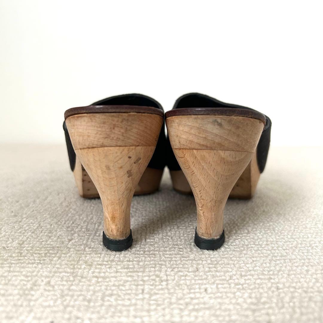 CHANEL シャネル サンダル ミュール ココマーク 靴 24.5cm