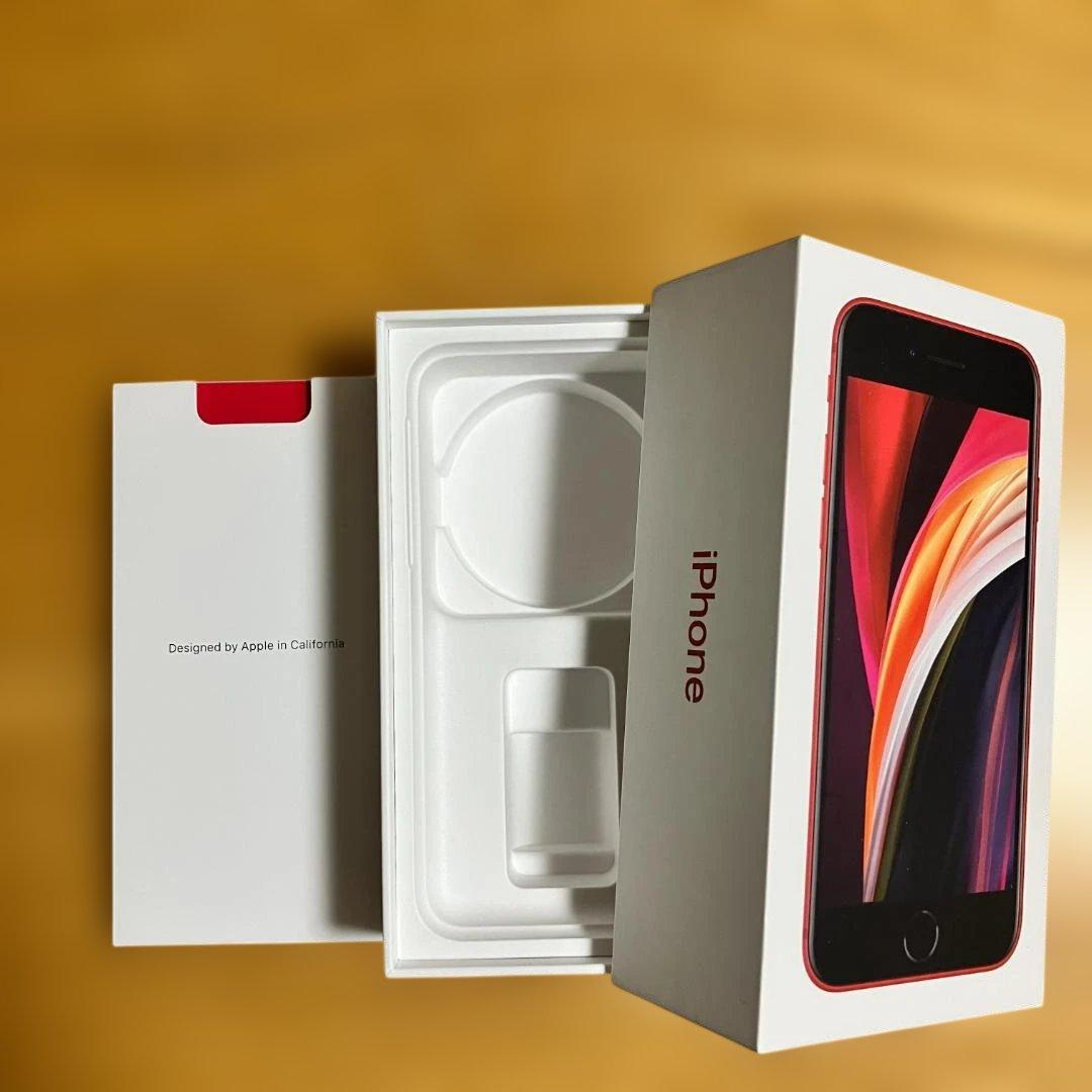 iPhone SE 2 64GB レッド 赤 SIMフリー純正バッテリー80％