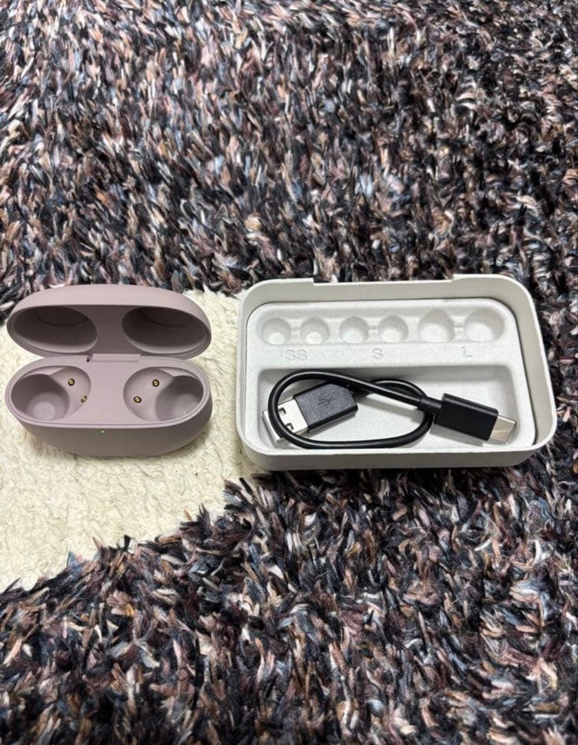 [美品] SONY wf-1000xm5 スモーキーピンク 充電ケース+付属品