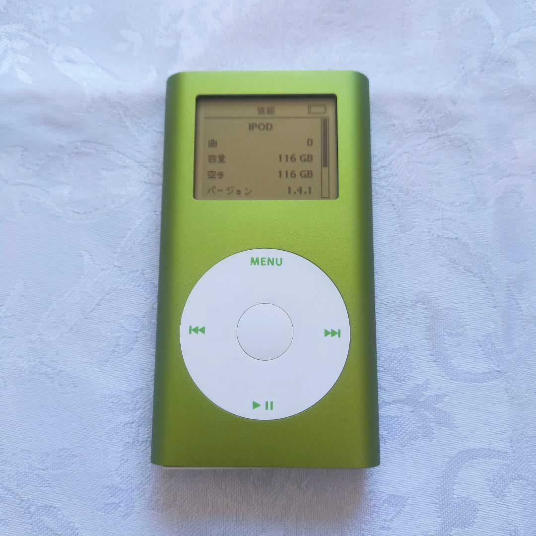 【美品】【大容量化】iPod mini 第2世代 グリーン 128GB