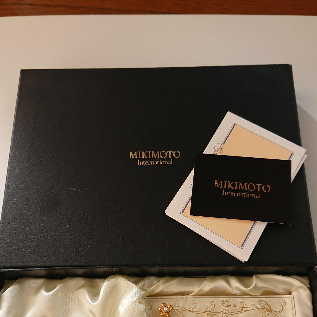 MIKIMOTO  真珠付き置時計&フォトプレート