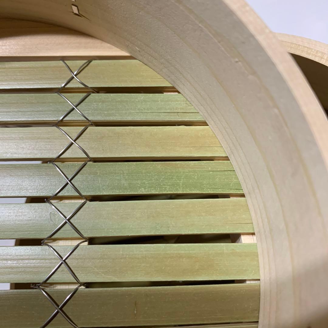 桧製蒸籠３３センチ二段