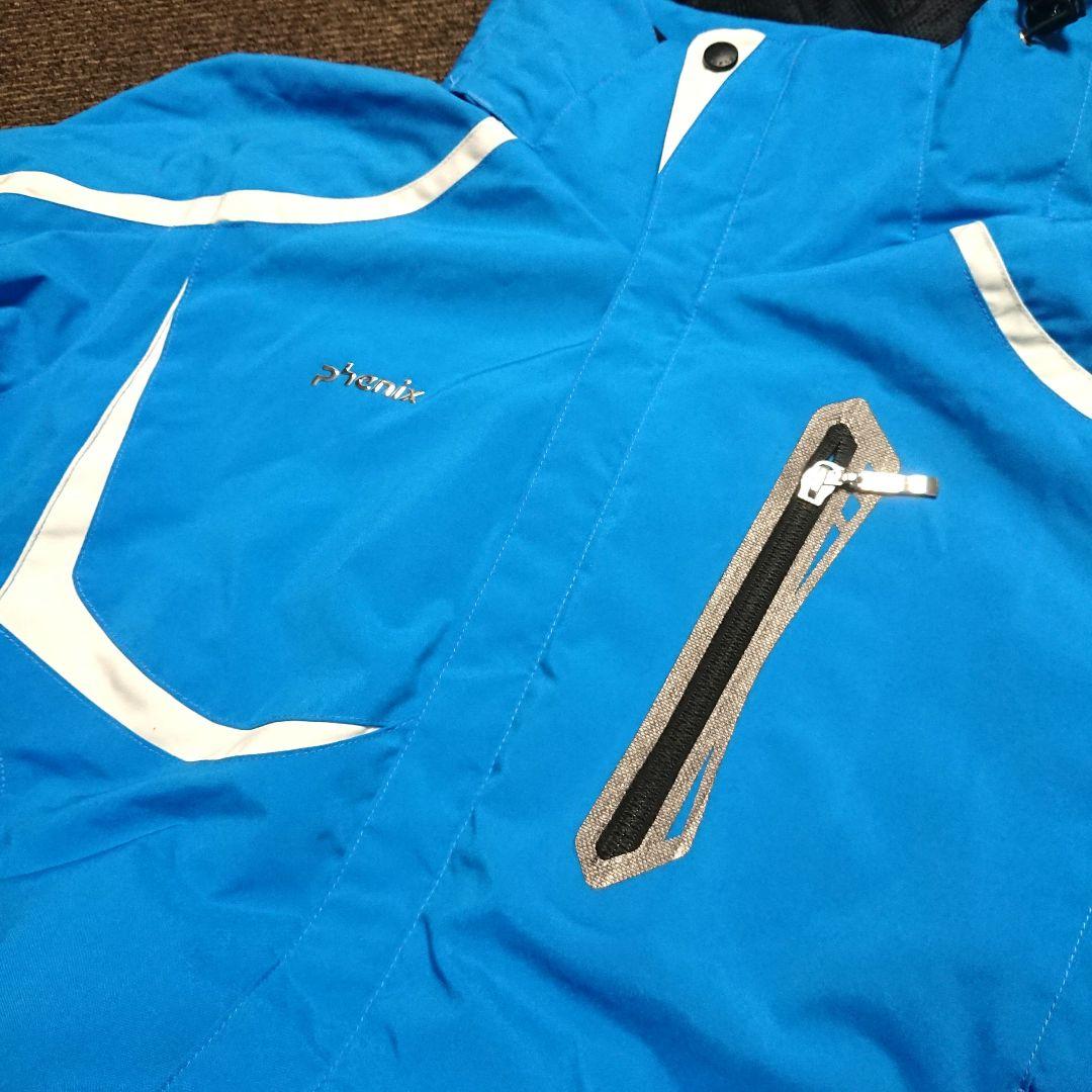 送料無料【Phenix】水色×ホワイトスキージャケット L