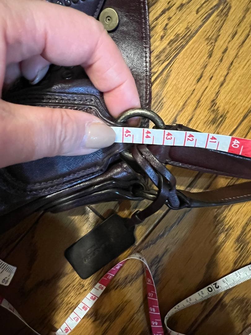 coach ショルダーバック　スタッズ