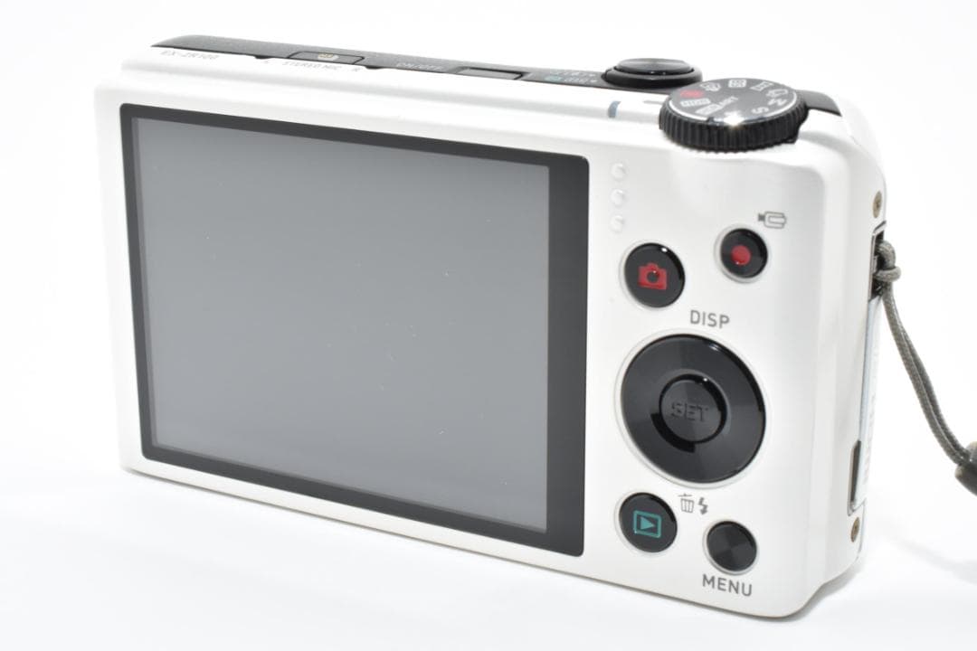 《 美品 》　カシオ　CASIO EXILIM EX-ZR100 ホワイト