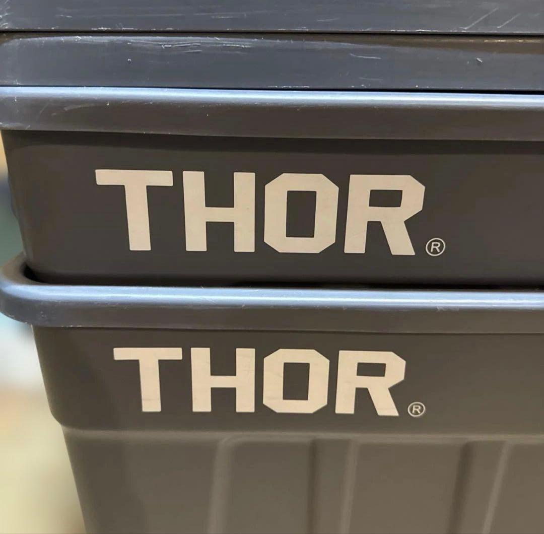 マ*モ様 THOR 75L コンテナボックス2個セット｜中古・現状渡し