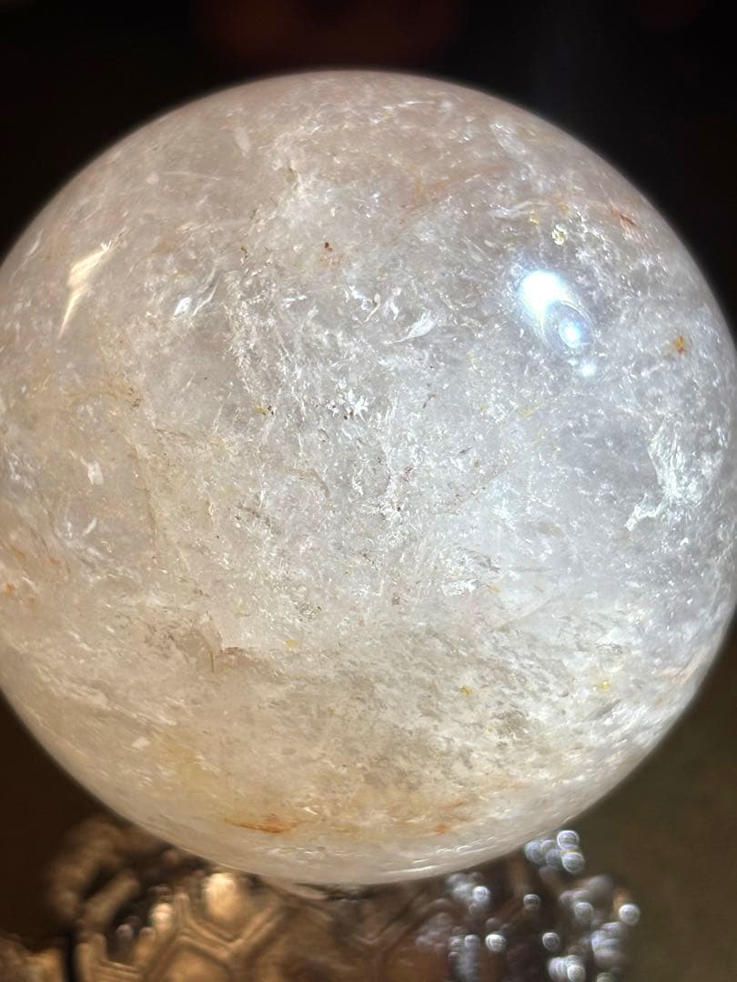 ピンクアゼツライトスフィア　55㎜　アメリカ産（新品未使用）亀の台座つき一点限り