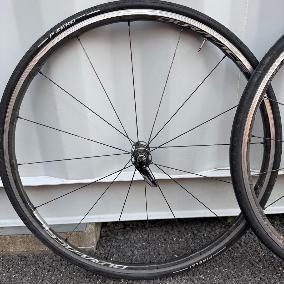 トビウオ　ホイール前後セット Dura-Ace C24 WH-R9000