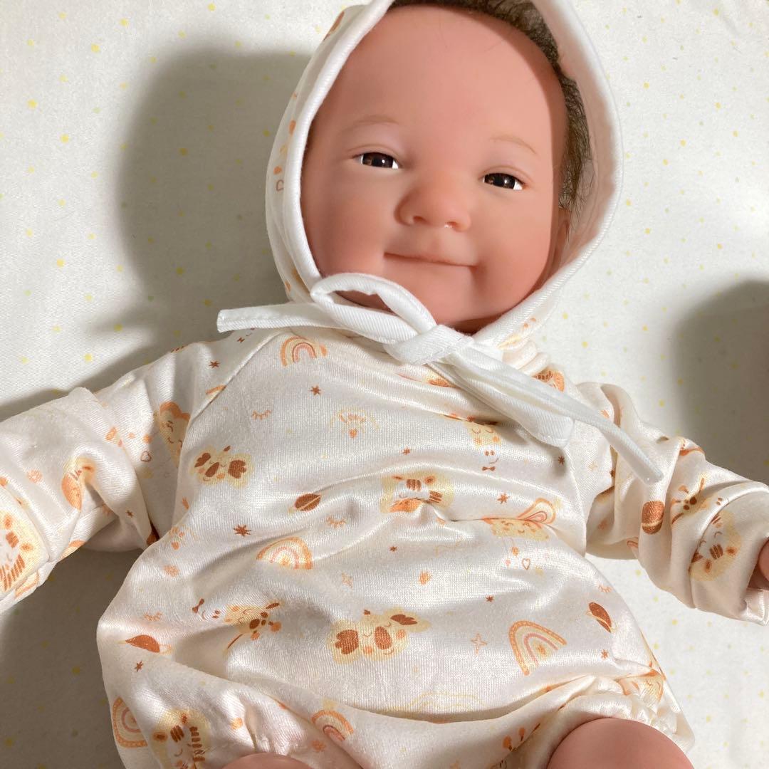 赤ちゃん　お人形　笑顔　リボーンドール　低体重児　小さめ　reborn doll