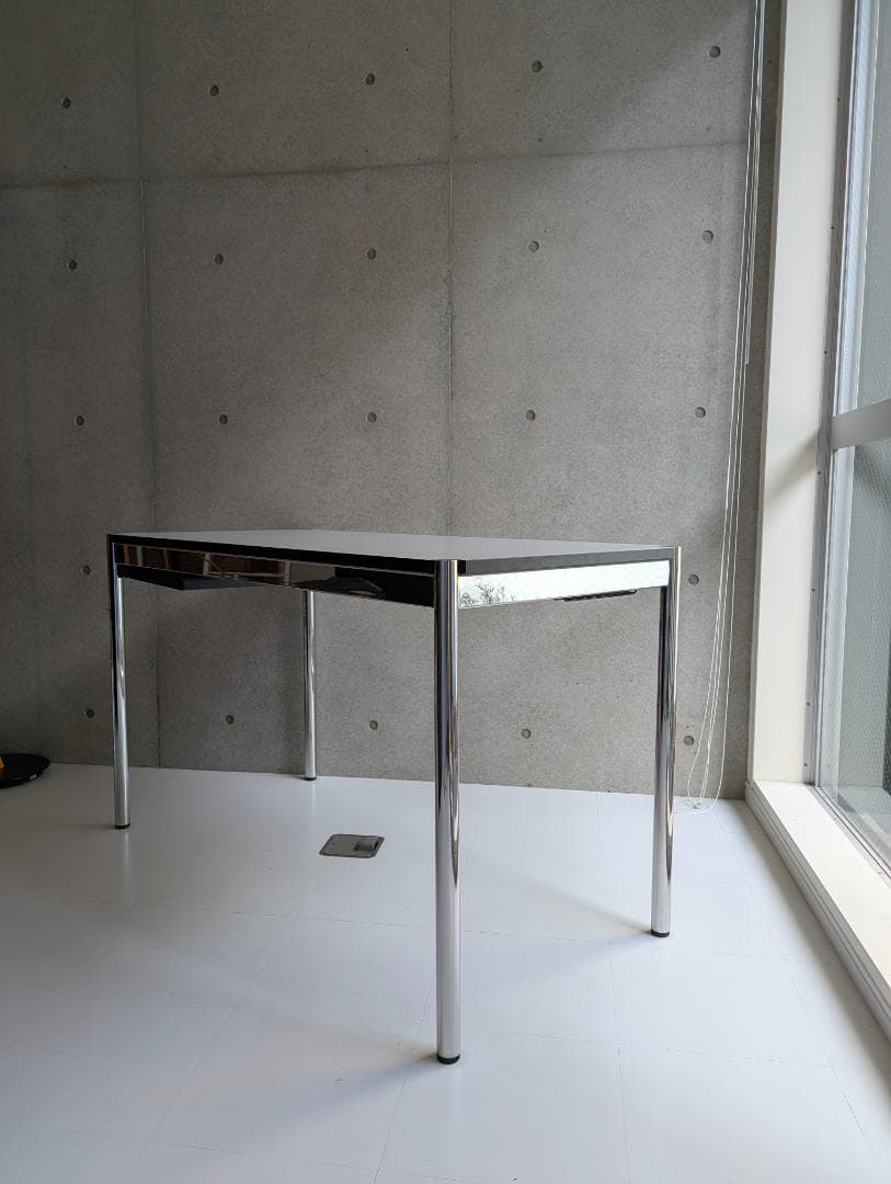 【美品】USM Haller ハラー テーブル 60×125 引き出し付