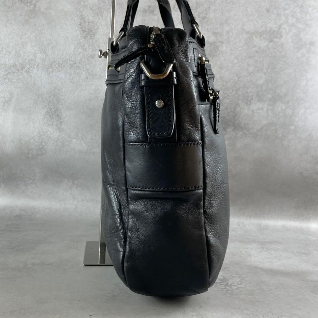 TUMI メンズ 2way レザー ビジネスバッグ ブラック