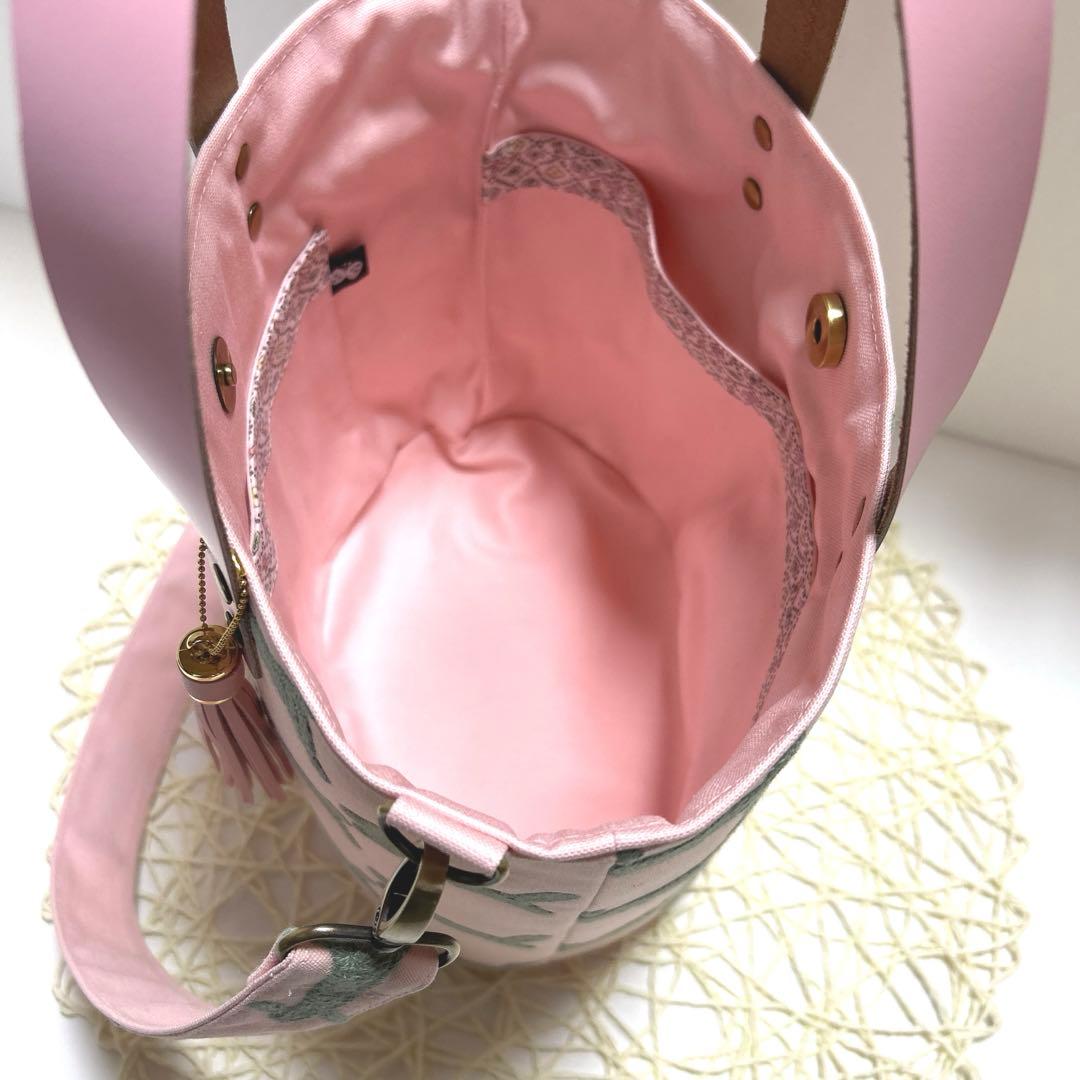 《感謝価格》ミナペルホネンオパール底バッグ(肩掛けショルダー付き)