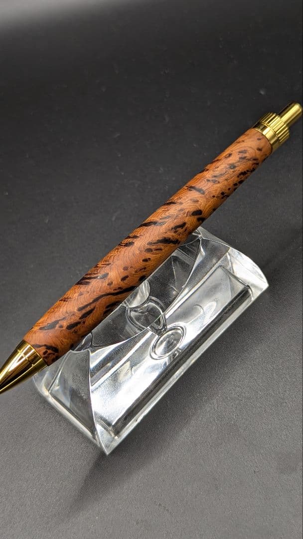 415ペン工房翌檜　超極上　屋久杉　泡瘤　木軸シャーペン　ボールペン