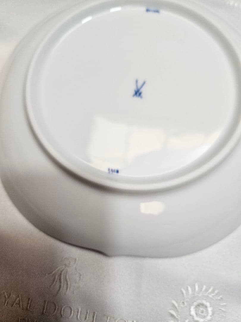 MEISSEN　マイセン　ブルーオーキッドオーバル皿