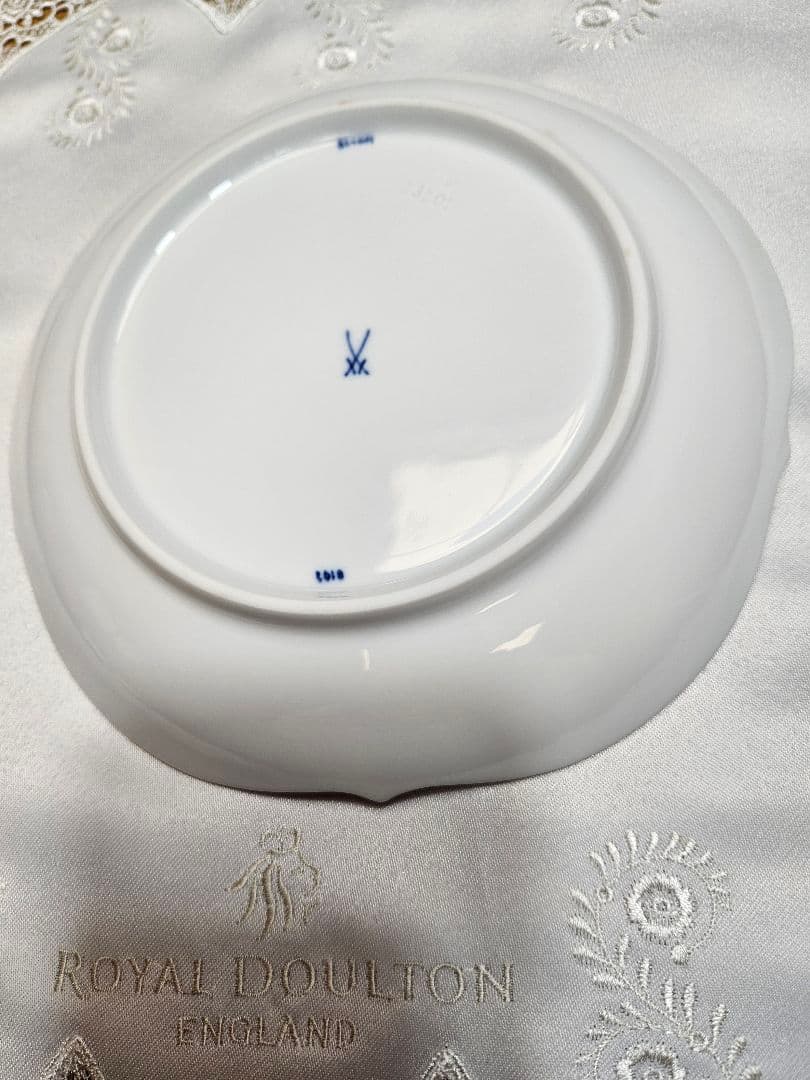 MEISSEN　マイセン　ブルーオーキッドオーバル皿