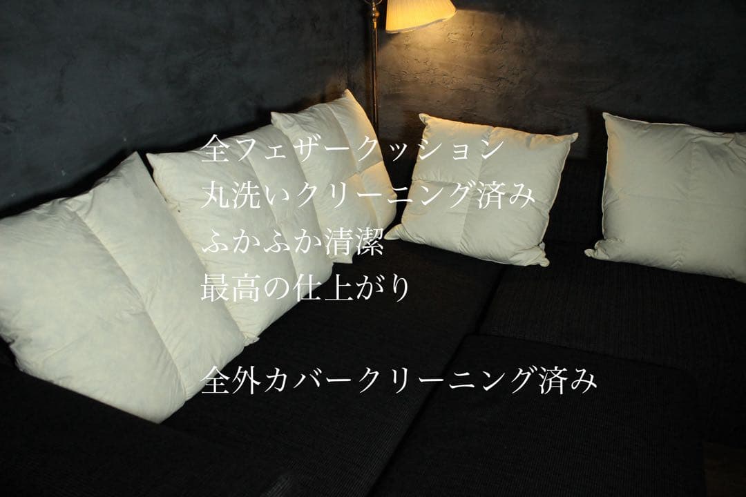 首都圏送無料〜formax DONNA 44万 フェザーコーナーソファ　大型