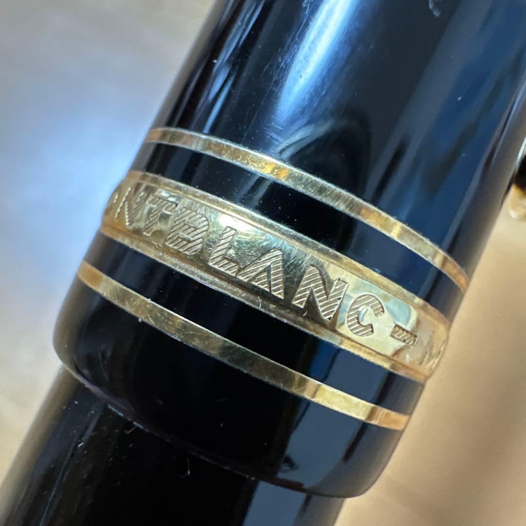 美品 MONTBLANC モンブラン 149 万年筆 18k M ブラック