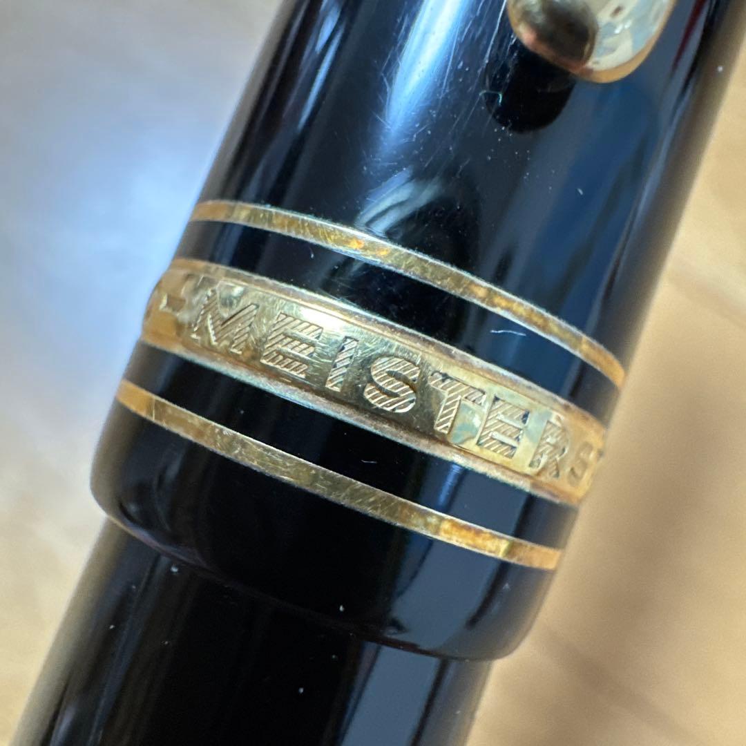 美品 MONTBLANC モンブラン 149 万年筆 18k M ブラック