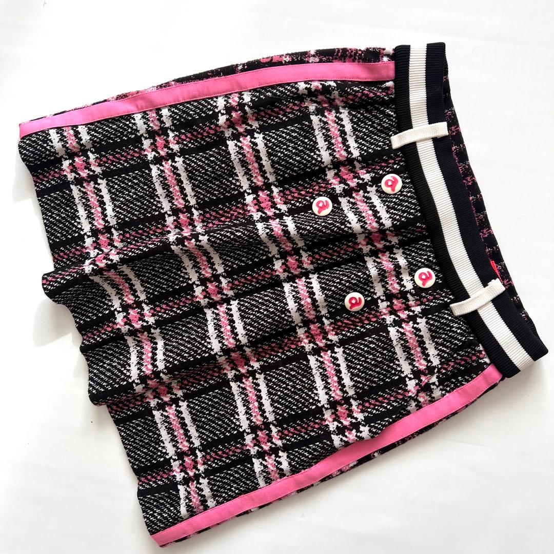 【未使用】ARCHIVIO アルチビオ　セットアップ　ニット　チェック　ゴルフ