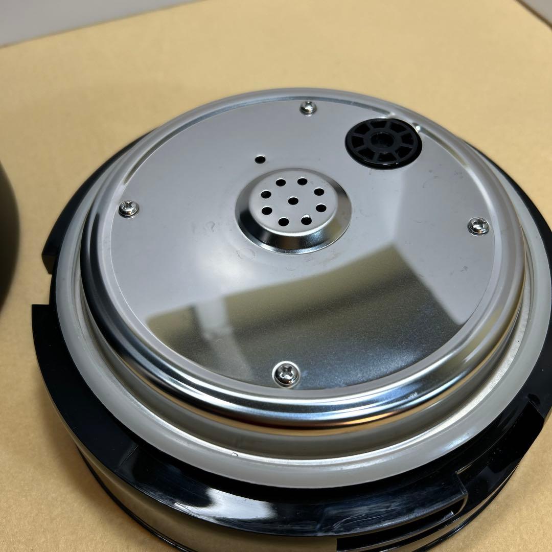 ブラック置き型加湿器 タッチ式操作