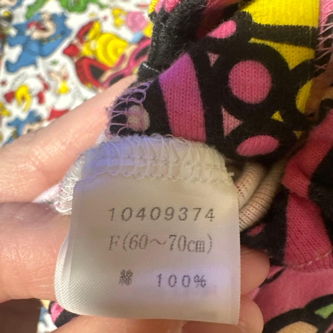 ヒスミニロンパース5枚セット　 60〜70cm