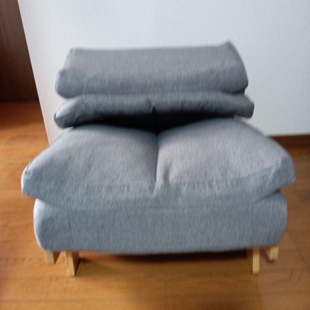 ニトリ　リクライナーソファ　KJ-1 グレー