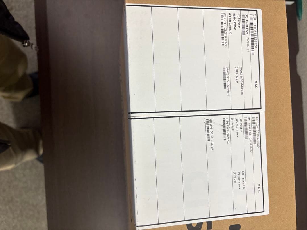 の*き様 Cisco C841M-4X-JSEC/K9 ネットワーク機器　3個