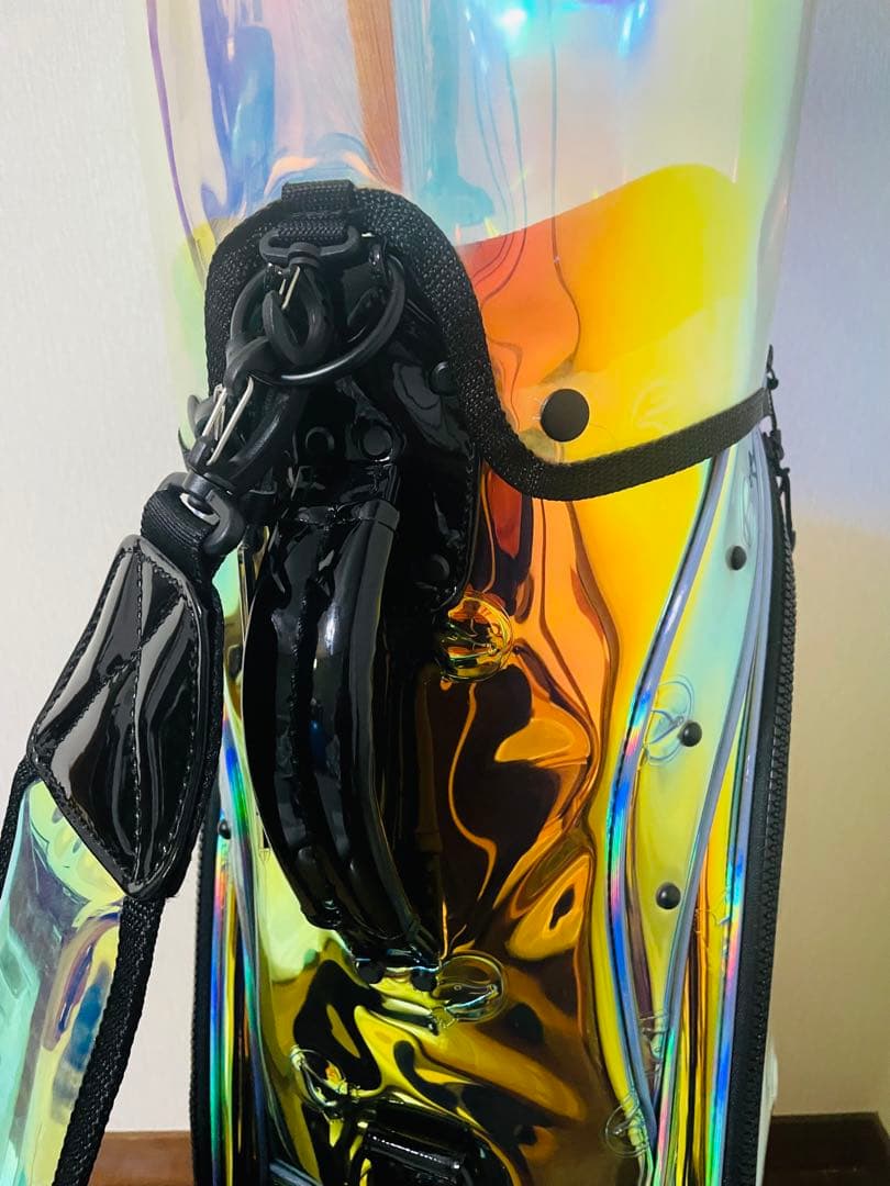 本間ゴルフ スケルトン クリアキャディバッグ CB12060 レアな非売品