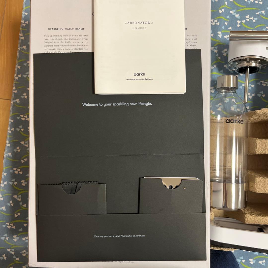 aarke CARBONATOR 3 炭酸水メーカー ホワイト　未使用品