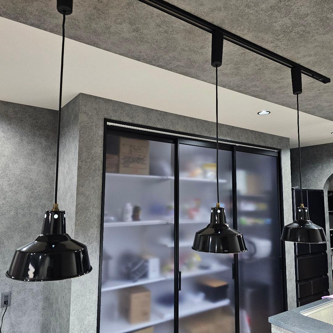 ODELIC ペンダントライト 3灯 黒 LED モダン ダイニング