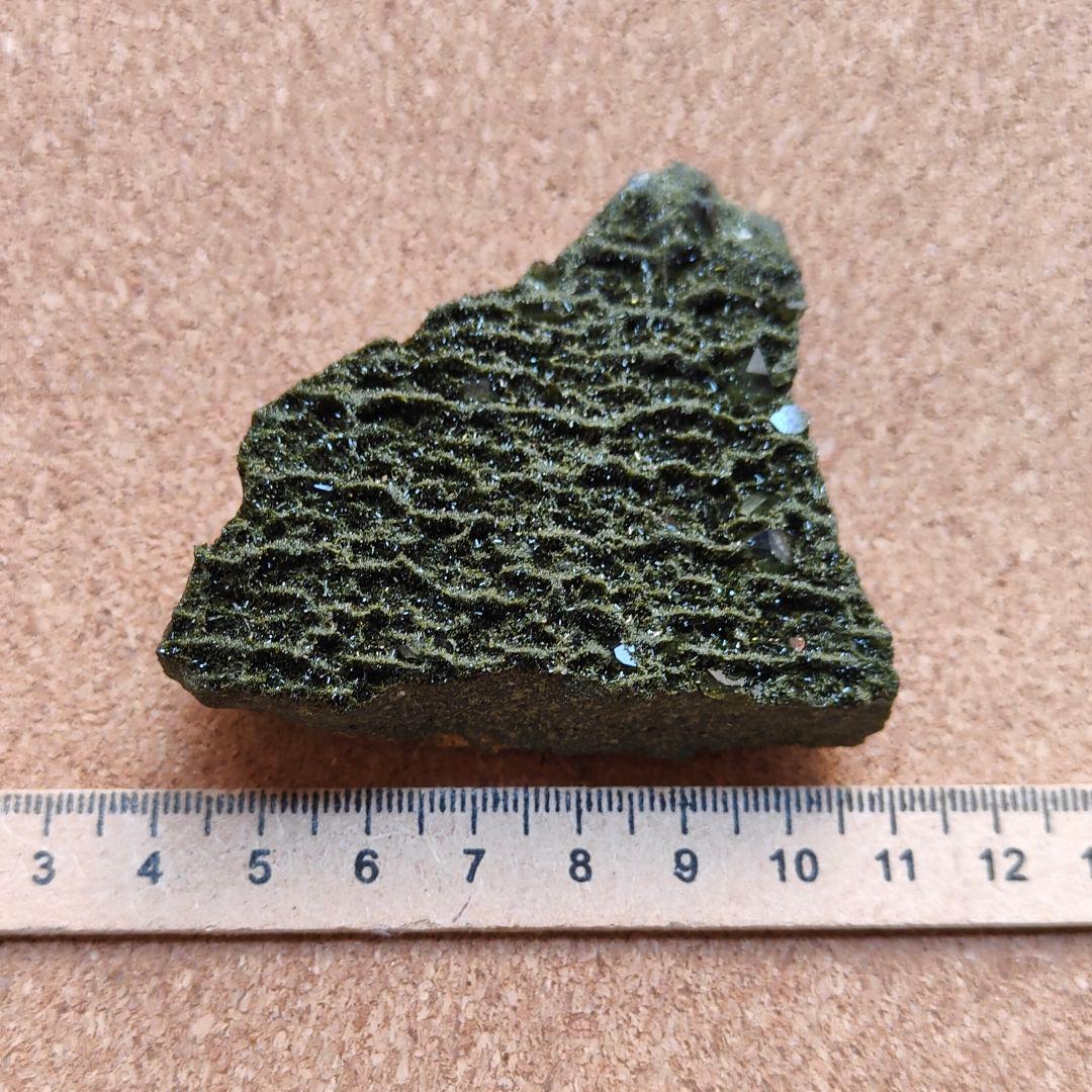 トルコ産エピドート&水晶　天然石 鉱物 原石