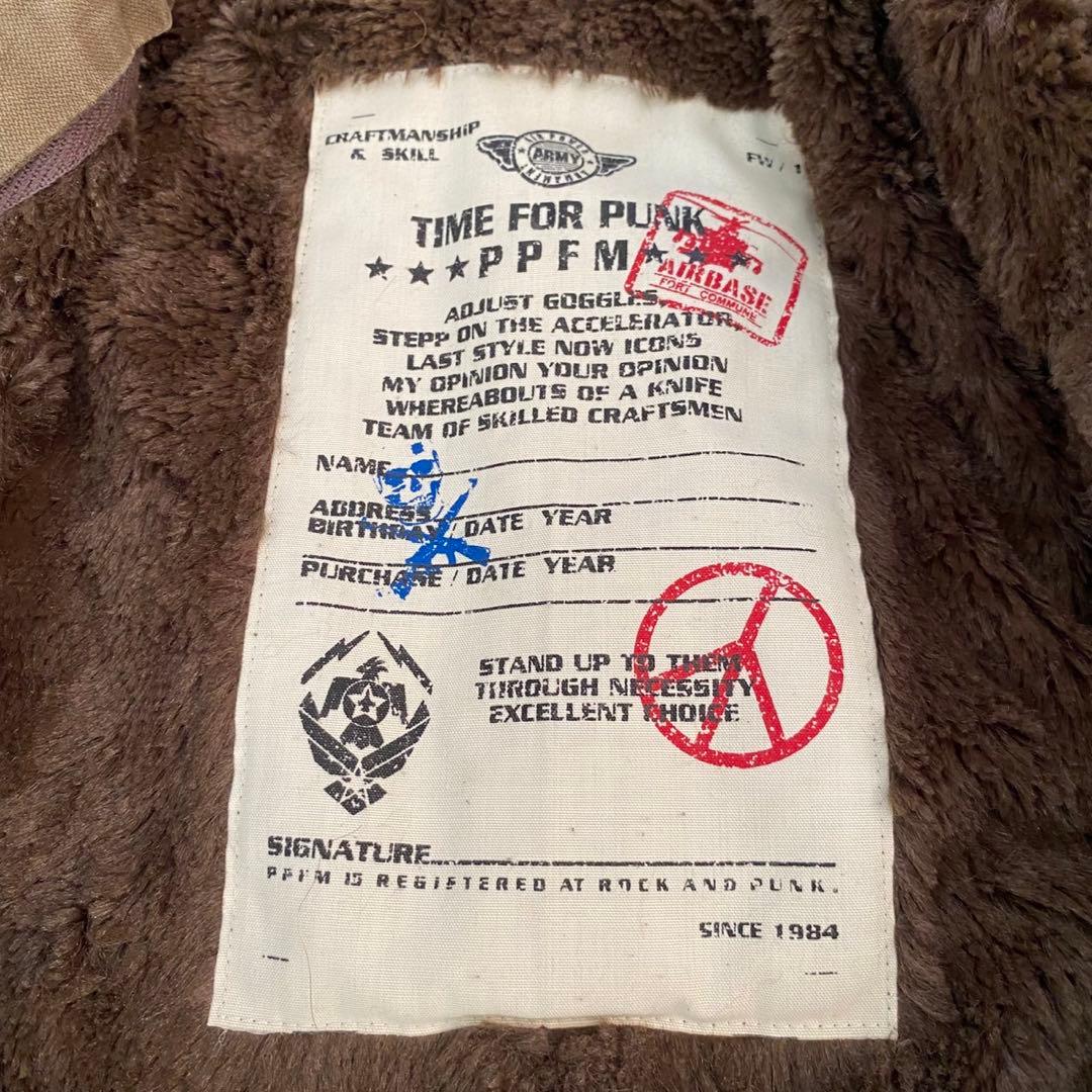 y2k 平成 00s モッズコート ファーフード　PPFM