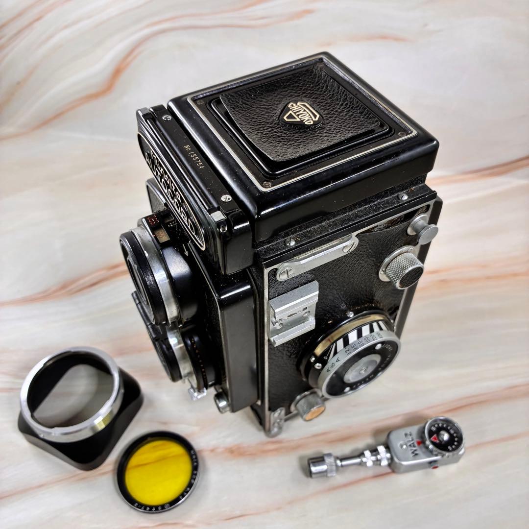 ミノルタ　オートコード　二眼レフカメラ　レンズキャップ ジャンク