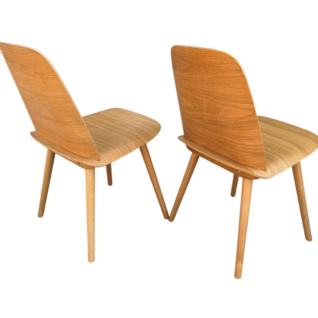【美品】muuto ムート Nerd Chair ナードチェア オーク 2脚分②