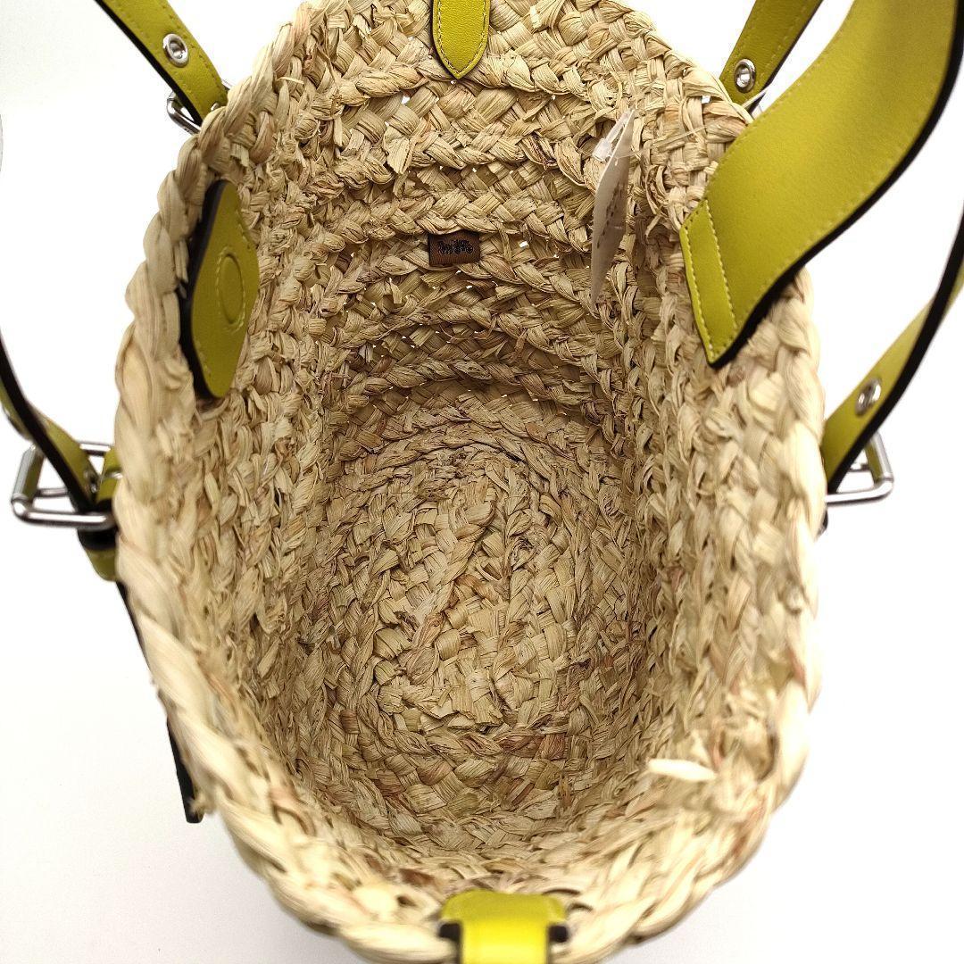 COACH コーチ トートバッグ スモール ストロー 2WAYトート CJ519