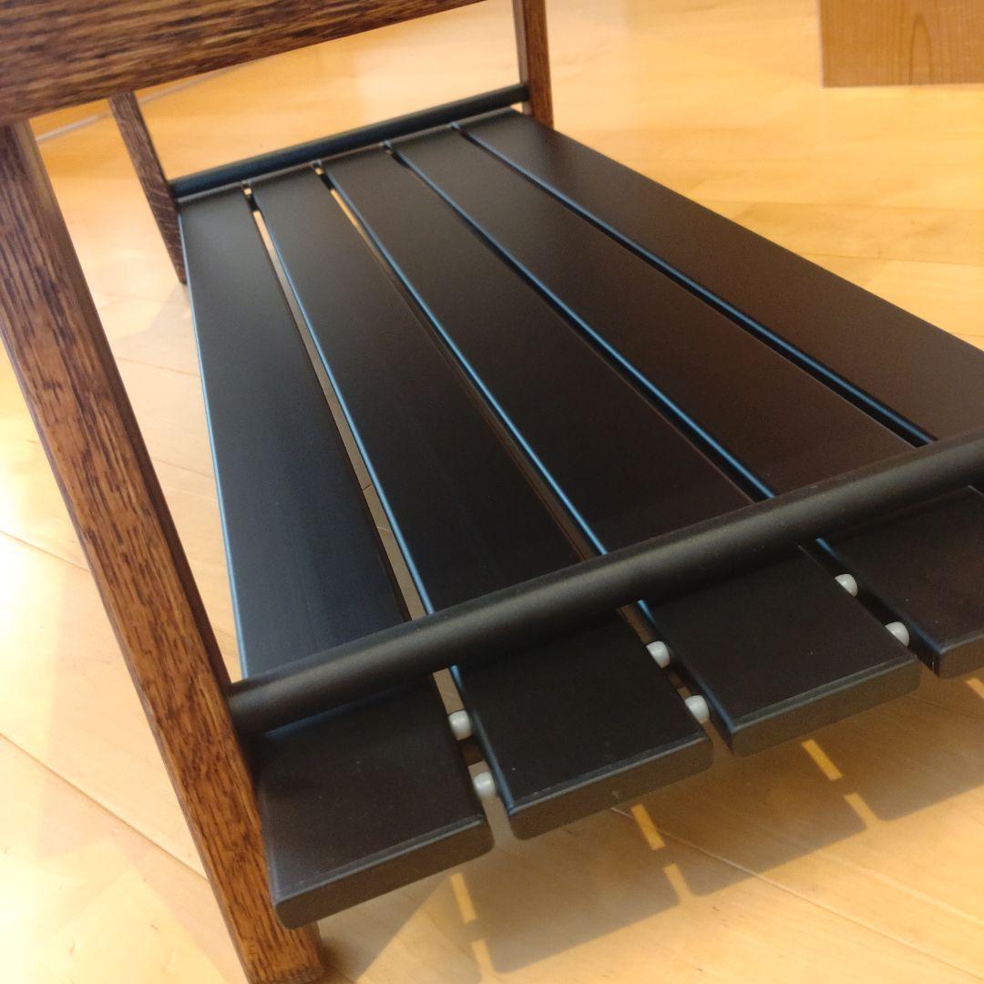 Black design ハレテーブル　One4別注　ブラックデザイン　下段付