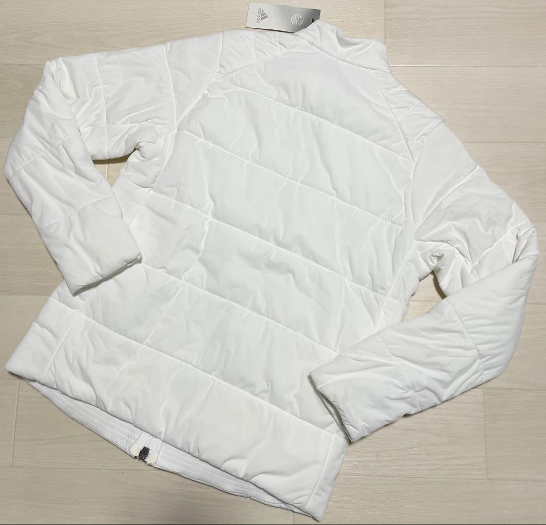 アディダス ゴルフ ビッグ アディダス ロゴ 保温 中綿 フルジップ ジャケット