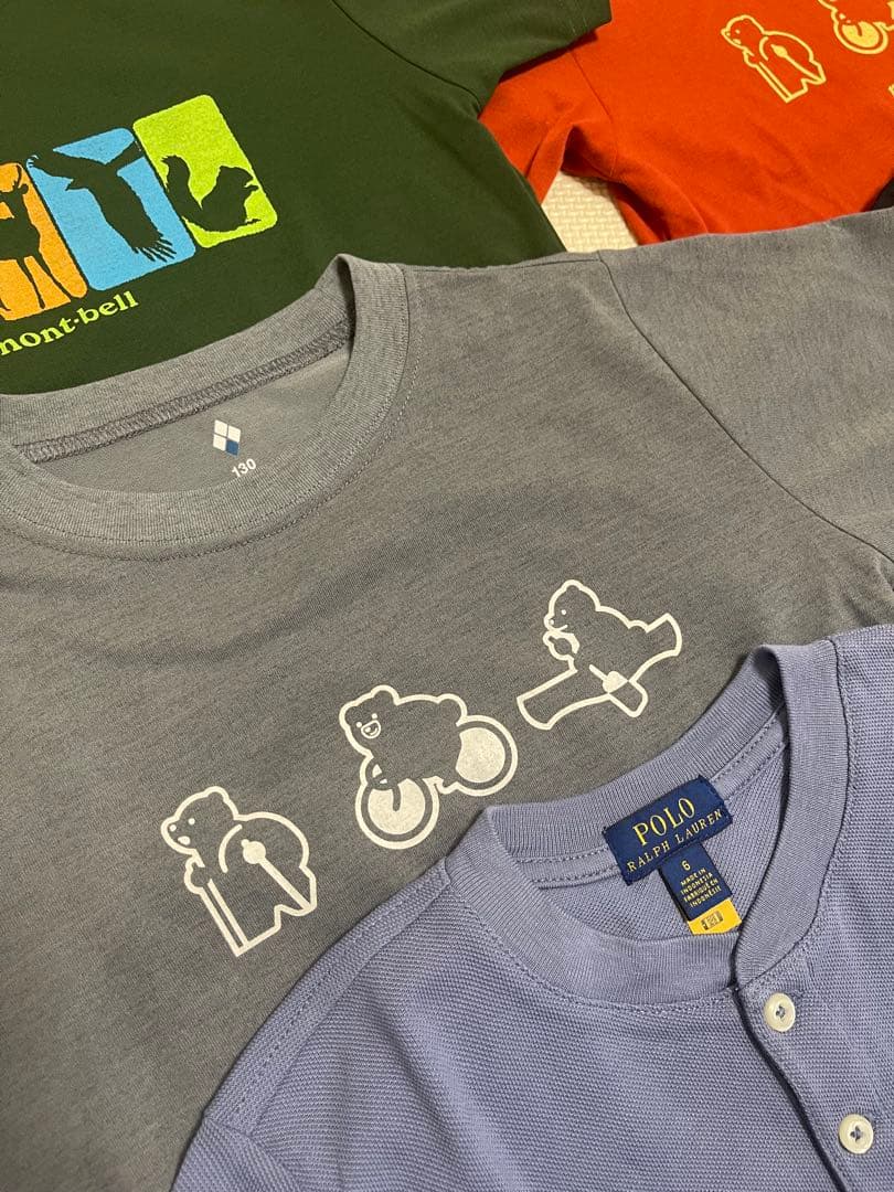 男の子　シャツ　おまとめ　130 ファミリア ノースフェイス　ラルフモンベル