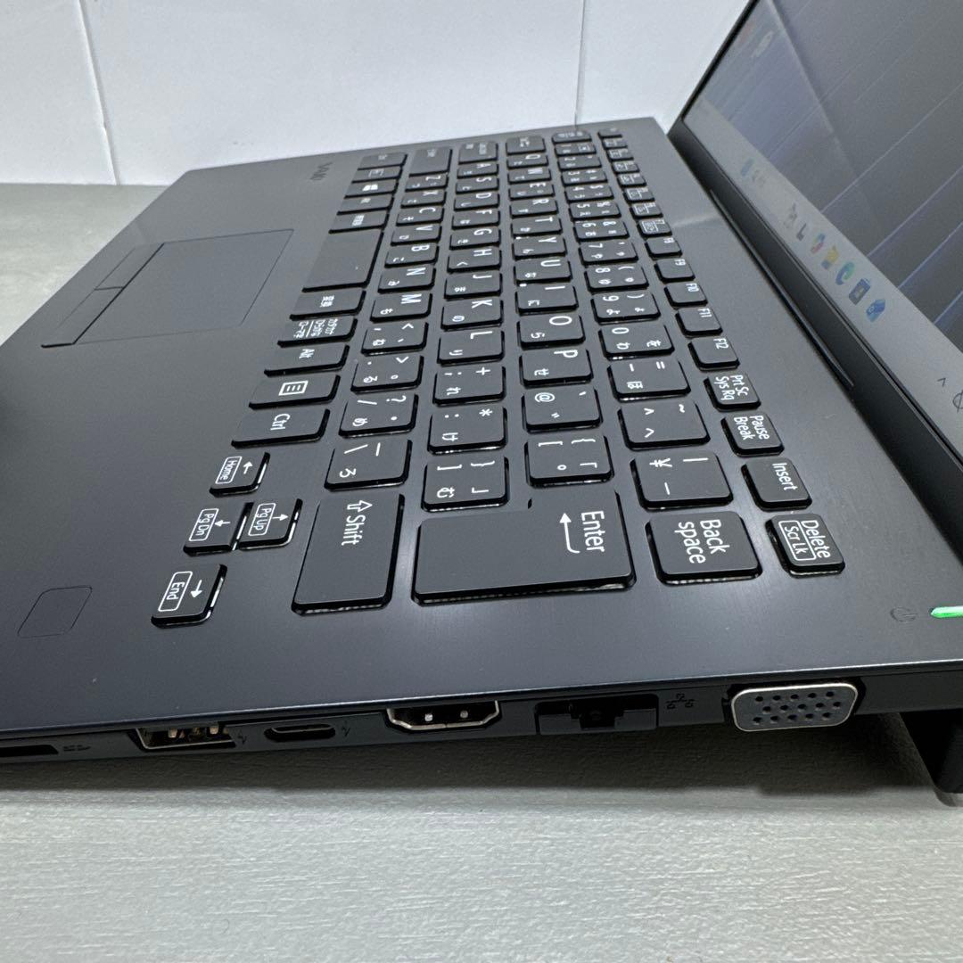 【高性能】VaioSX14ブラック☘10世代i7☘NVMe512GB