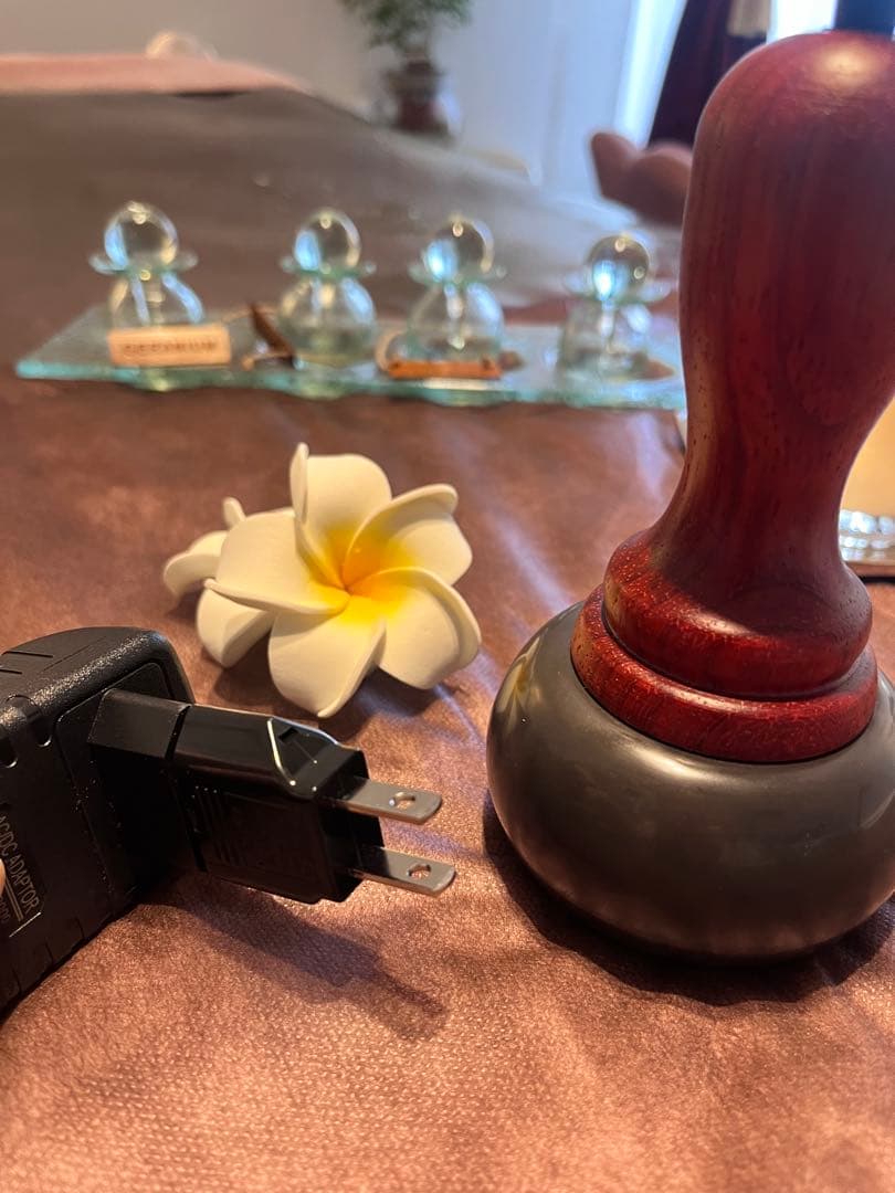 【週末限定】ベン石温熱器ホットストーンセラピー温石　日本、海外使えるコンセント付