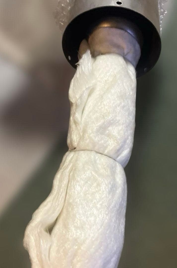 gt380 城北ムラカミタイプメガホンマフラー　140π 無地タイプ