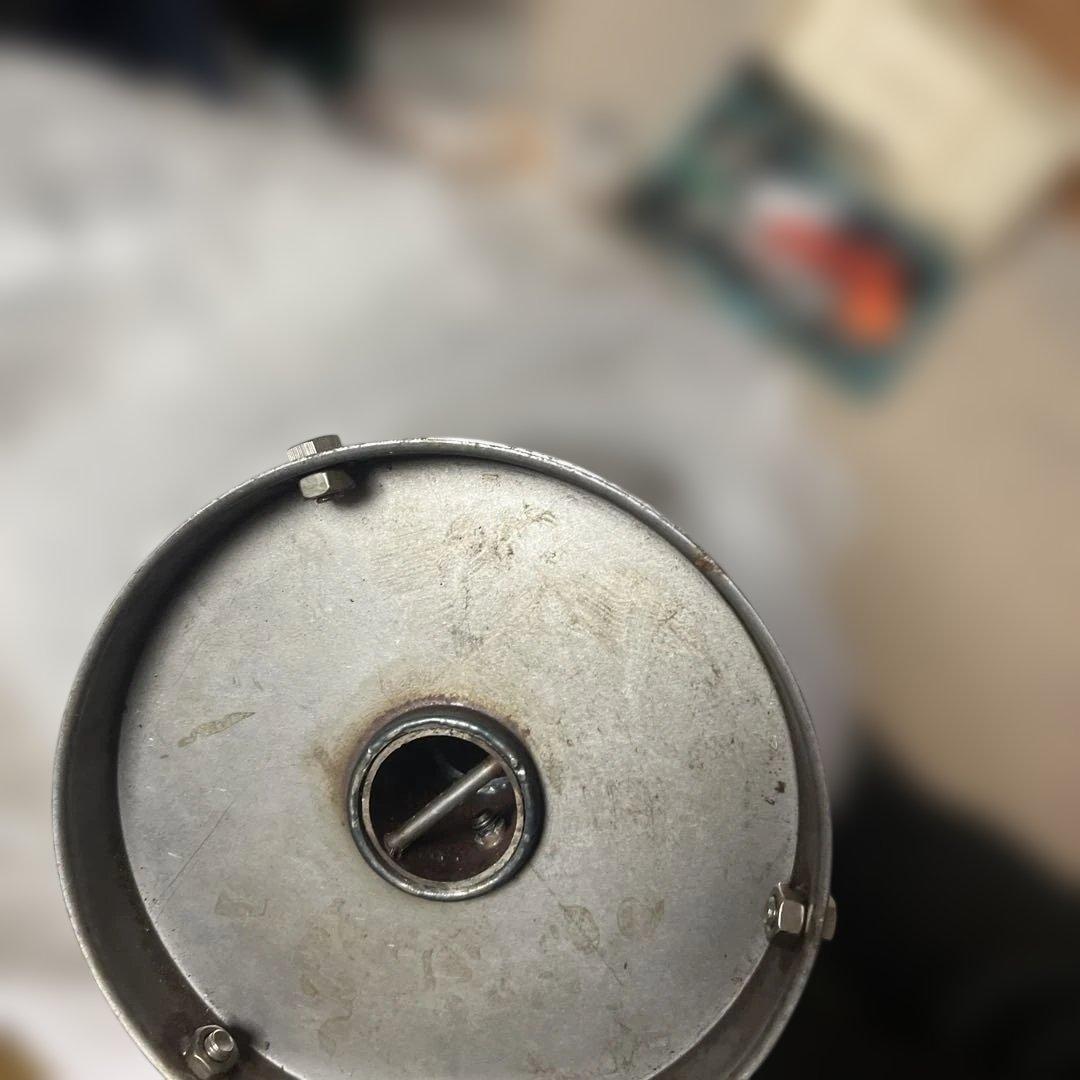 gt380 城北ムラカミタイプメガホンマフラー　140π 無地タイプ