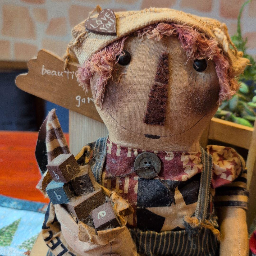 カントリードール、アン＆アンディ　作家さんのハンドメイド