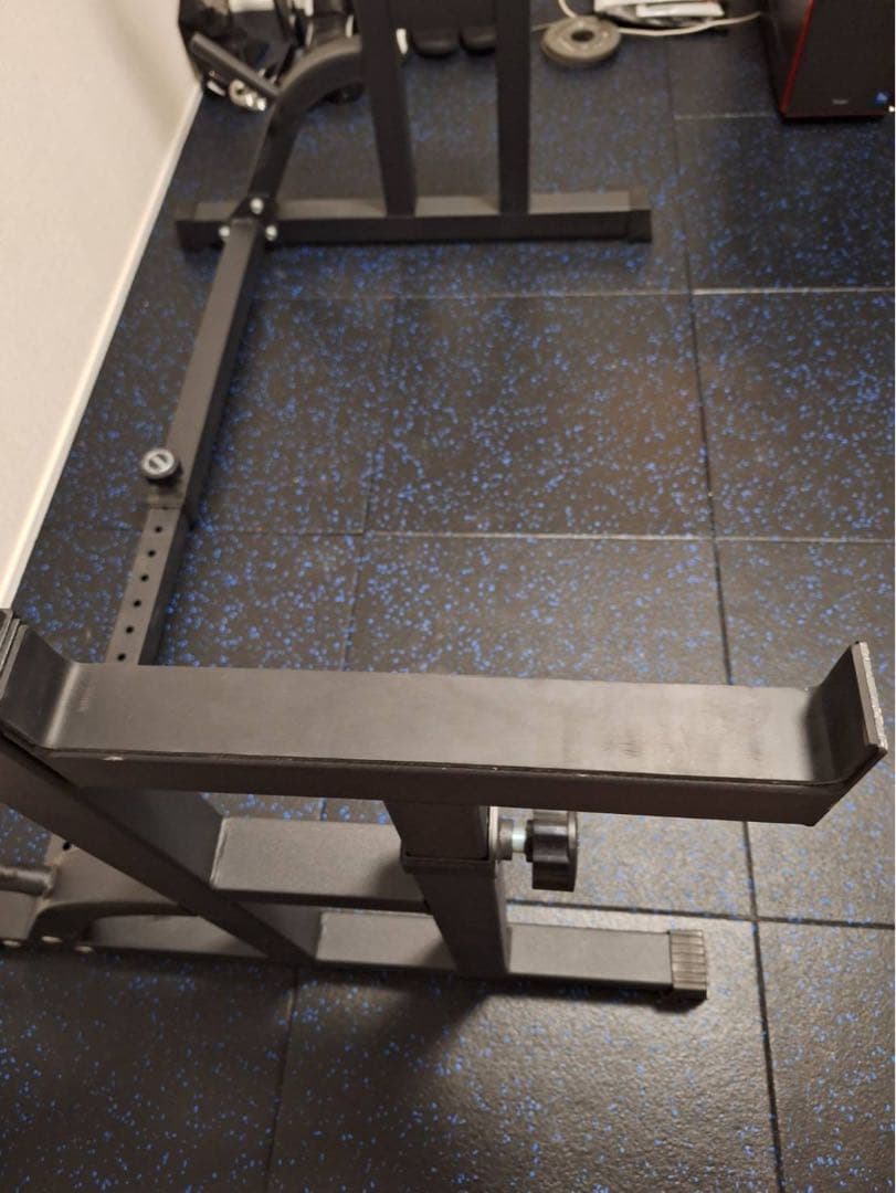 バーベルラック 調整可能 ブラック